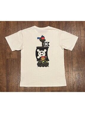 A Bathing Ape Bape Tee Shirt Large White